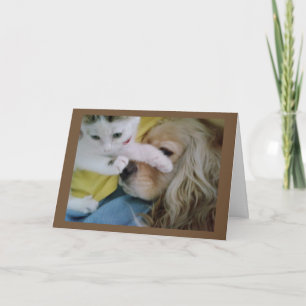 Carte **PARTAGER UN ANNIVERSAIRE AVEC VOUS** EST "AweCer