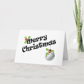 Carte Partenaire de pickleball bonhomme de neige de Noël