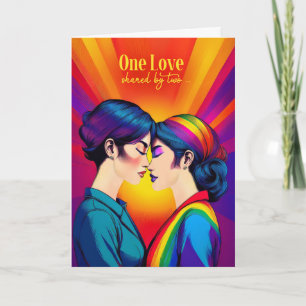 Carte Partenaire gay Lesbian Anny Rainbow Asiatique Amér