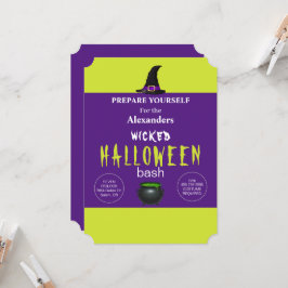 Carte Parti d'Halloween