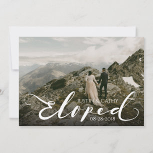 Carte Parti post-Faire-part du mariage des Mariages élus