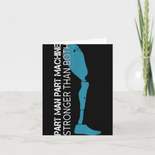 Carte Partie homme partie machine plus forte que les deu