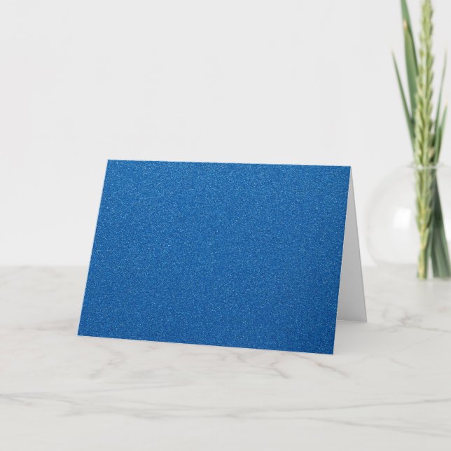 Carte Parties scintillant Bleue, Étincelle, Arrière - pl (Devant)