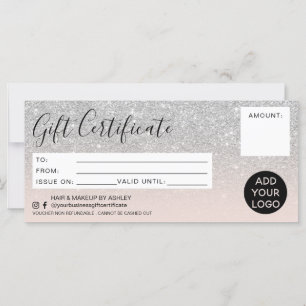 Carte Parties scintillant en argent sombre symbole de ce