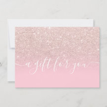 parties scintillant en or rose noir cadeau sombre