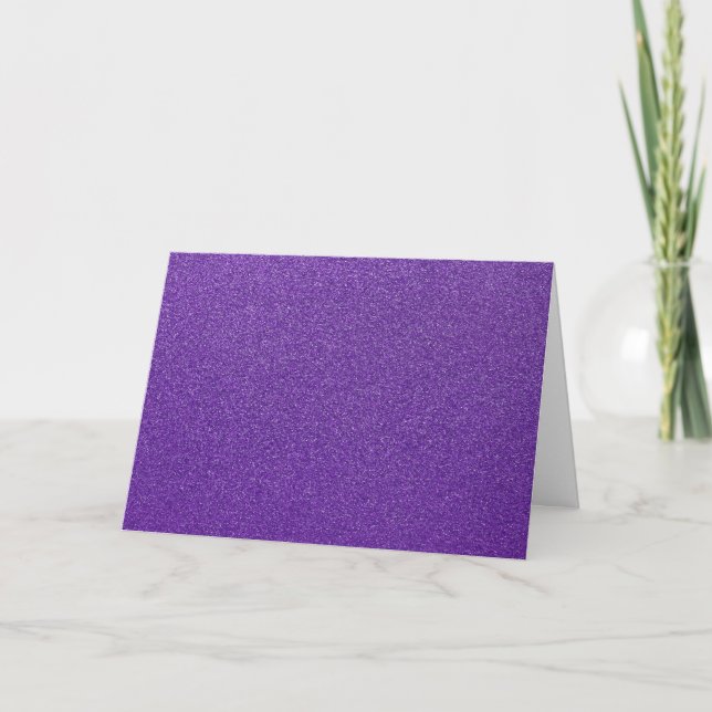 Carte Parties scintillant violette, Étincelle, Arrière - (Devant)