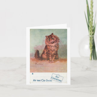 Carte Pas de concurrence @ The Cat Show de Louis Wain
