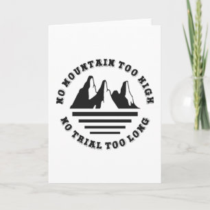 Carte Pas de montagne trop haute, pas de sentier trop lo