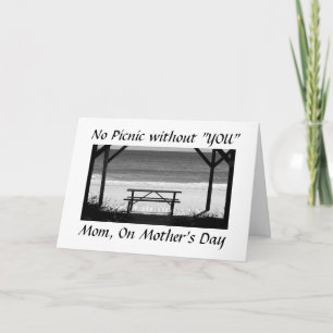 CARTE PAS DE PIQUE-NIQUE SANS MÈRE LE JOUR DE LA MÈRE