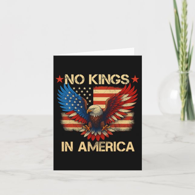 Carte Pas De Rois En Amérique Usa Drapeau Démocratie Aig (Devant)