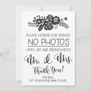 Carte Pas de téléphone portable Photos Mariage de cérémo