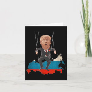 Carte Pas Mon Président - Donald Trump Est Un Chiot Russ