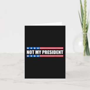 Carte Pas Mon Président _ Pas Ma Voix Pas Ma Valeur Non