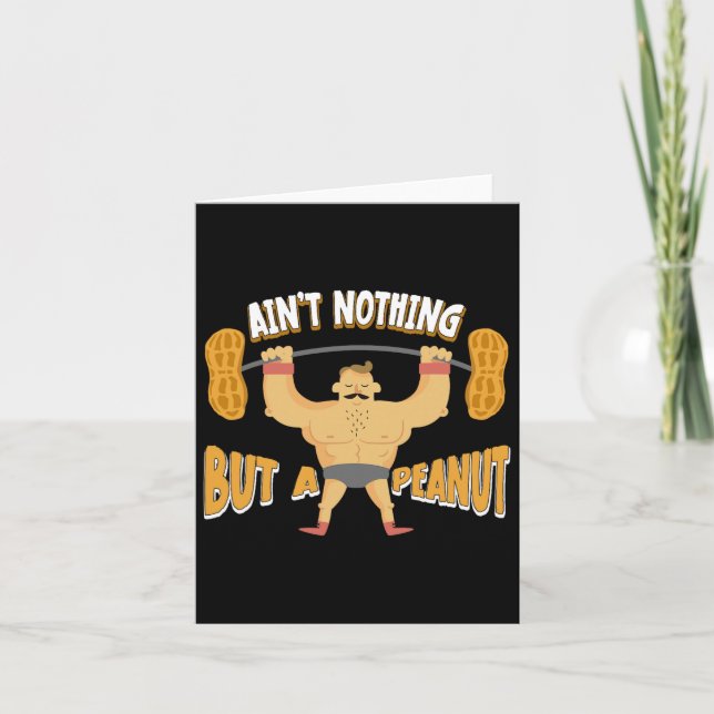 Carte Pas rien d'autre qu'un Bodybuilding d'arachide Poi (Devant)