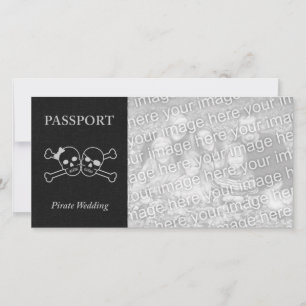 Carte passeport mariage pirate