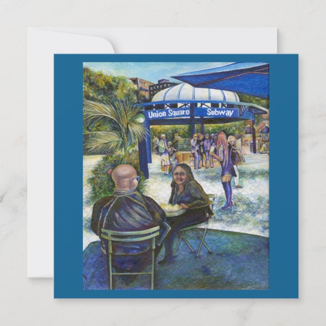 Carte Passionnés Jouer dans le parc, New York (Devant)