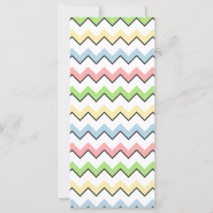 Carte Pastel Chevron-Drop Shadow par Shirley Taylor