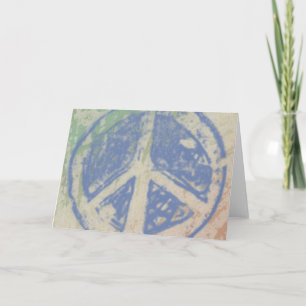 Carte PASTEL PEACE Greeting Card