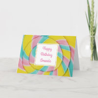 Pastel Rainbow Spiral Candy Anniversaire
