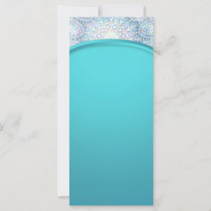 Carte Pastel Snowflake Mandala