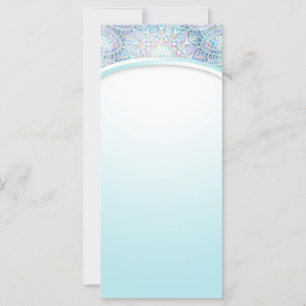 Carte Pastel Snowflake Mandala