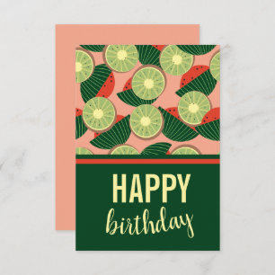 Carte Pastèques et kiwis