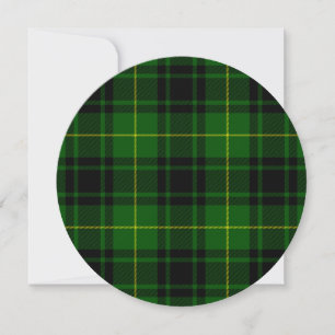 Carte Pâte verte de tartan MacArthur