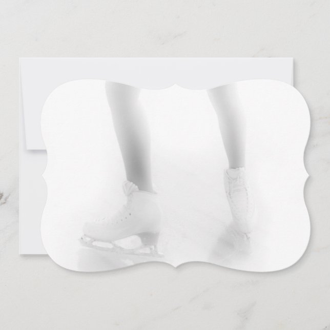 Carte Patinage sur glace (Devant)