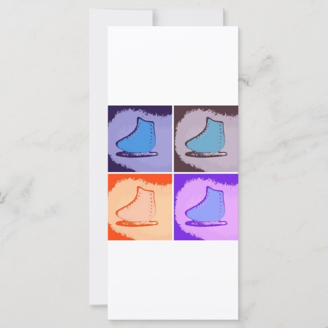 Carte Patinage sur glace (Devant)