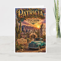Patricia Tucson Arizona Personnalisé Sud-Ouest