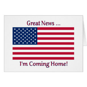 Carte Patriotic Coming Home