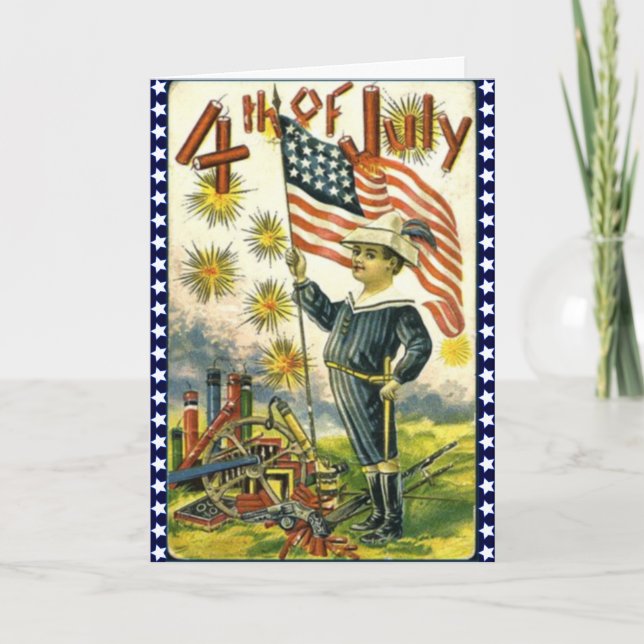 Carte Patriotique 4 juillet (Devant)