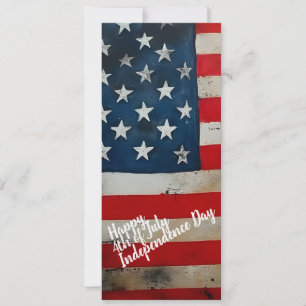 Carte Patriotique 4 juillet Fête de l'Indépendance