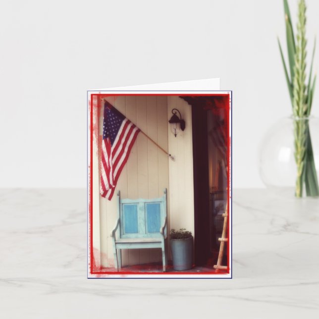 Carte Patriotique American Flag (Devant)