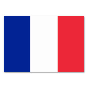 Carte patriotique avec Drapeau de France