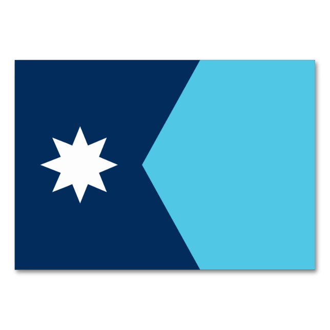 Carte Patriotique avec Drapeau du Minnesota, USA (Devant)