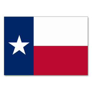 Carte patriotique avec Drapeau du Texas