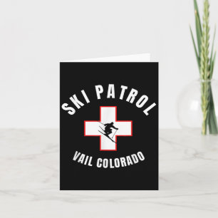Carte Patrouille de ski Vail Colorado