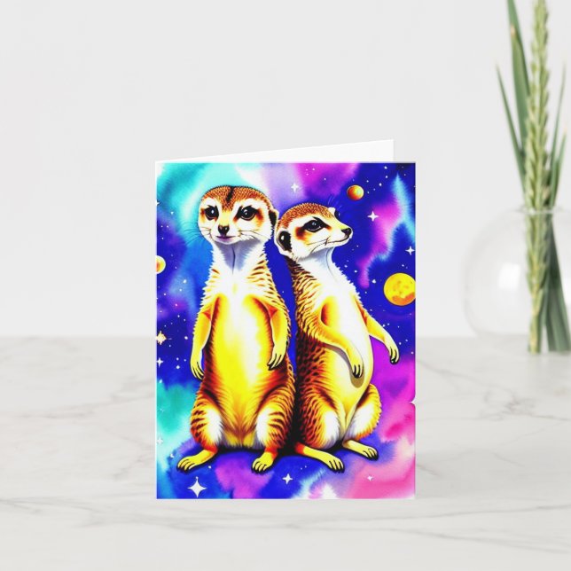 Carte Patrouilles d'animaux spatiaux IV (Devant)