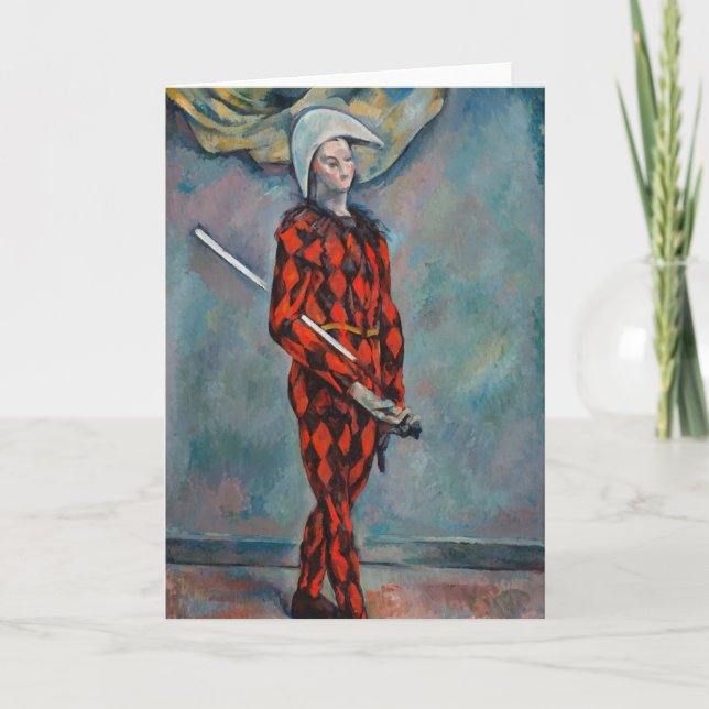 Carte Paul Cezanne - Arlequin (Devant)