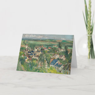 Carte Paul Cezanne - Auvers, Vue panoramique