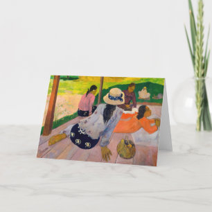 Carte Paul Gauguin - La Siesta