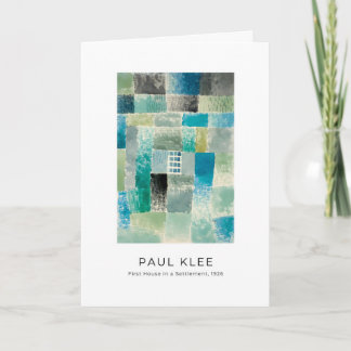 Carte Paul Klee, Art Abstrait moderne coloré