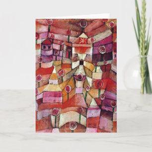 Carte Paul Klee - Jardin Rose
