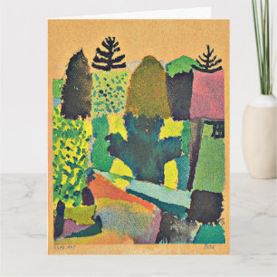 Carte Paul Klee peinture, Parc, Vacances