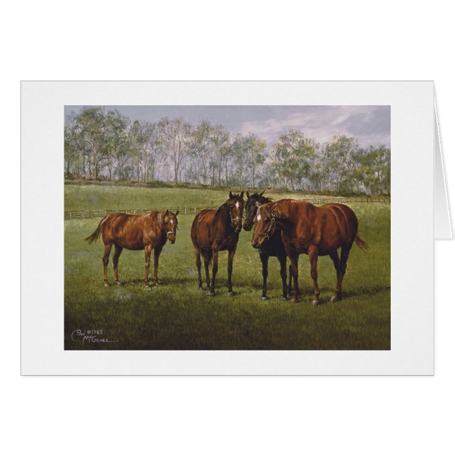 Carte Paul McGehee "Les Derniers jours de l'été" (Devant Horizontal)