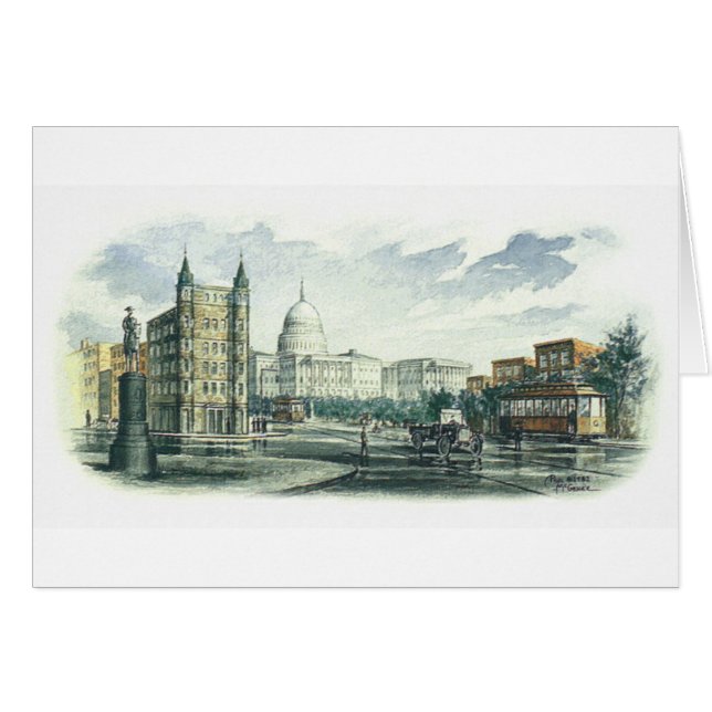 Carte Paul McGehee "Pennsylvania Avenue" (Devant Horizontal)