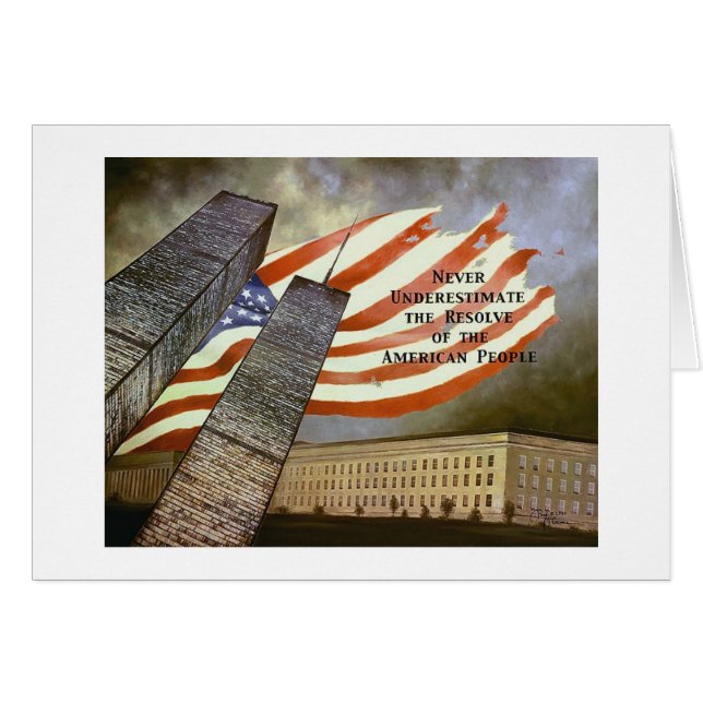 Carte Paul McGehee "Se souvenir" (Devant Horizontal)