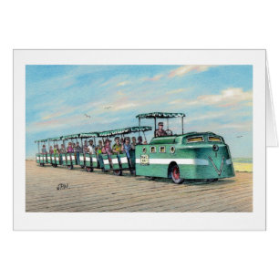 Carte Paul McGehee "The Boardwalk Train"
