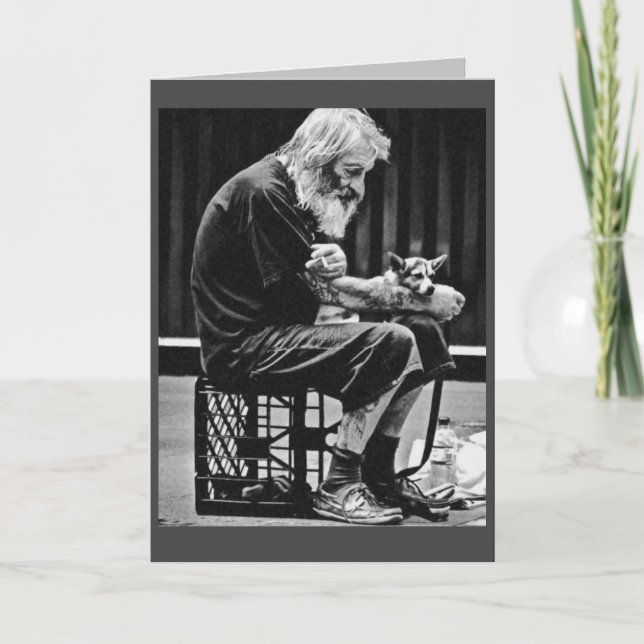 Carte Pauvre Noël (Devant)